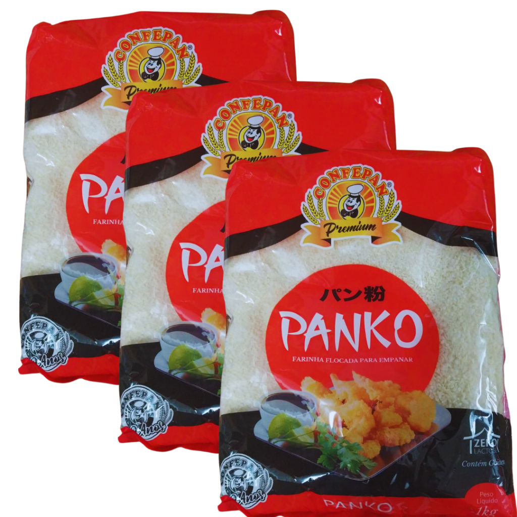 03und farinha  Flocada Para Empanados Panko confepan 1 Kg