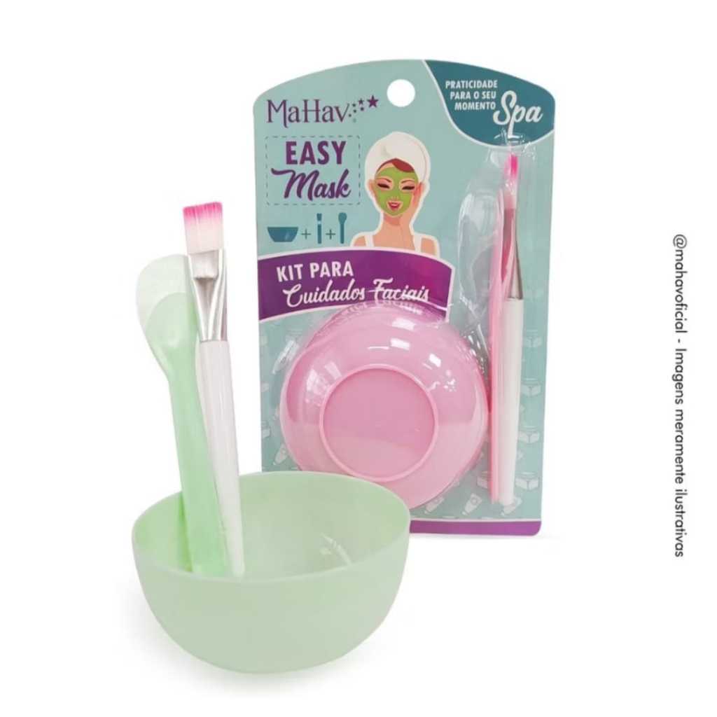 Kit para  Skin Care cuidados faciais com 3 peças MAHAV
