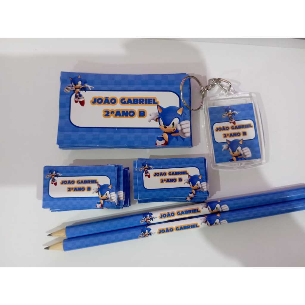 Etiqueta Escolar Kit material volta as aulas