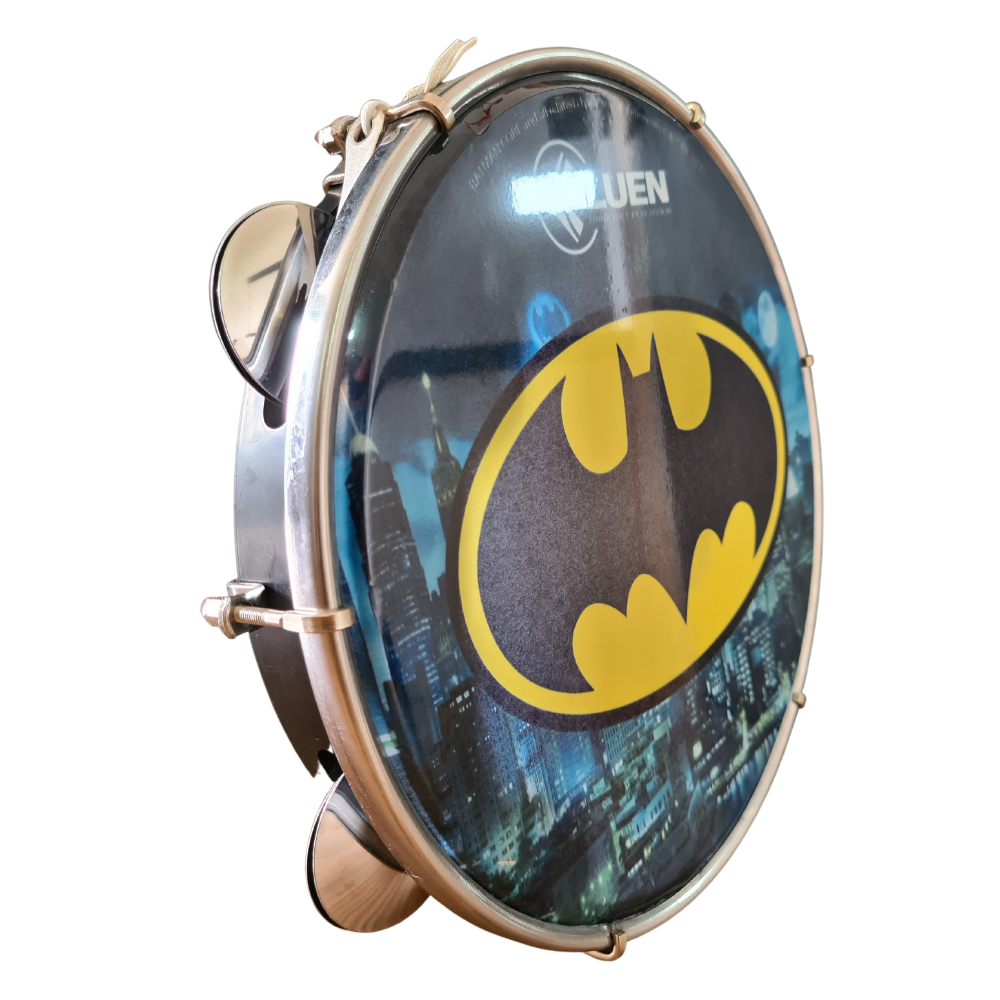 PANDEIRO BATMAN 10 ABS PRETO PLAT INX FERR CROM