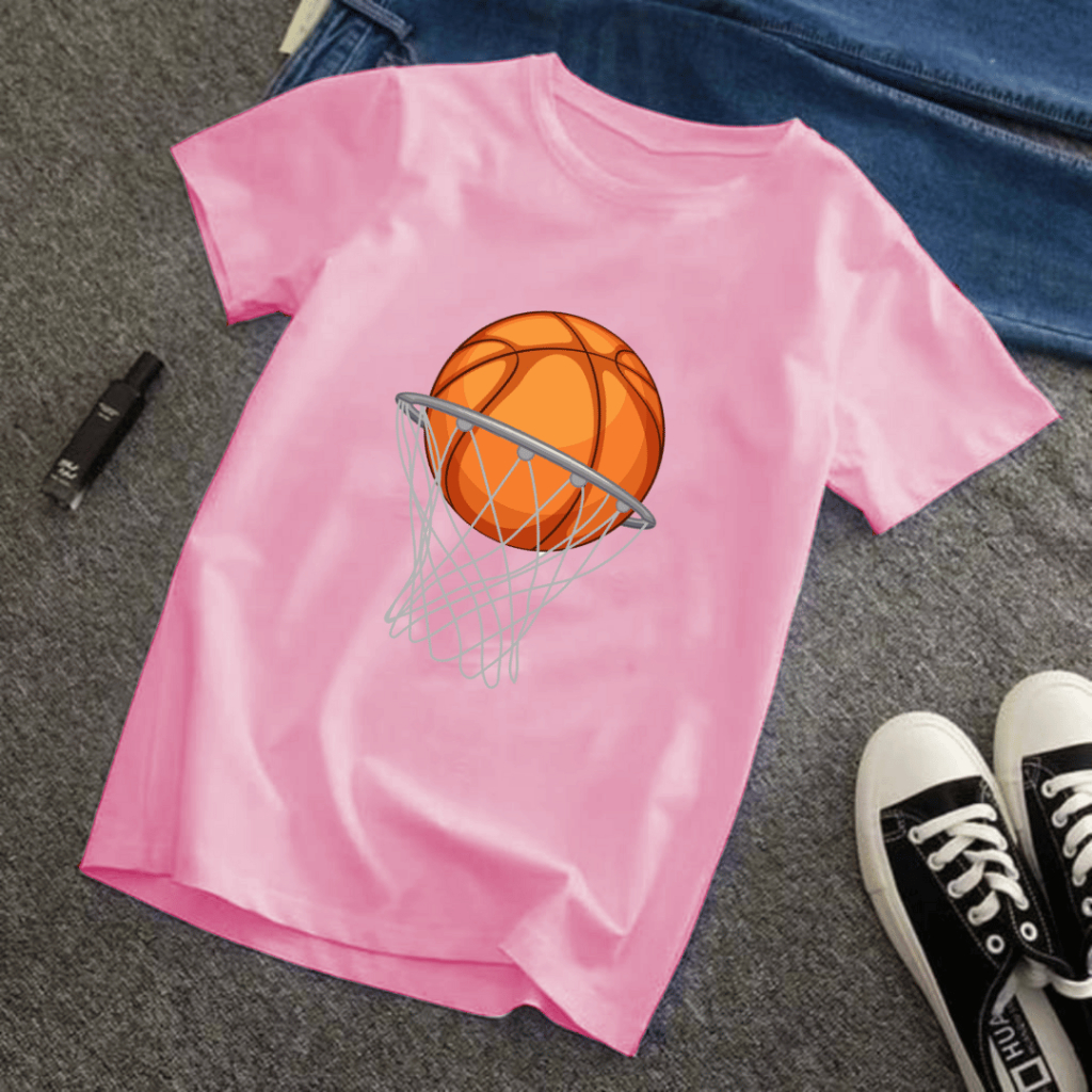 Camiseta INFANTIL Basquete - 100% Algodão