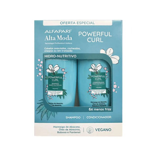 Kit Shampoo + Condicionador Alta Moda Cachos e Curvas 300ml em Oferta na Shopee