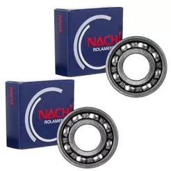 Par Rolamentos do Virabrequim Ybr 125 / Xtz 125 Nachi (6205)