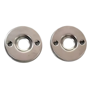 Par Roseta Aço Inox Acabamento Para Maçaneta Fechadura Universal em Oferta na Shopee