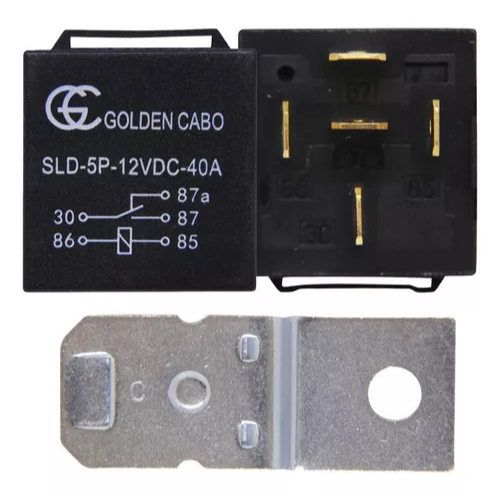2pcs Rele Automotivo Auxiliar Universal 5 Pino 40 Amperes 12v 40a em Oferta na Shopee