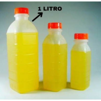 10 Garrafinha Plástica 1 Litro Caldo Cana Água Coco Suco Mel