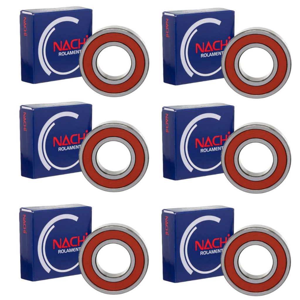 Kit de Rolamentos Roda Cbx 250 Twister 2001-2008 Nachi 06 Peças