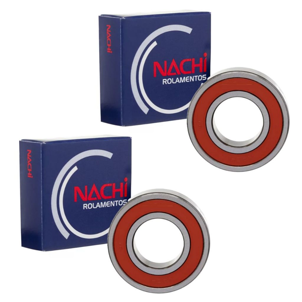 Kit Rolamentos Roda Dianteira Fazer 250 2011-2018 / Fz25 250 2020-2024 Nachi 2 Unidades 6202 em Oferta na Shopee