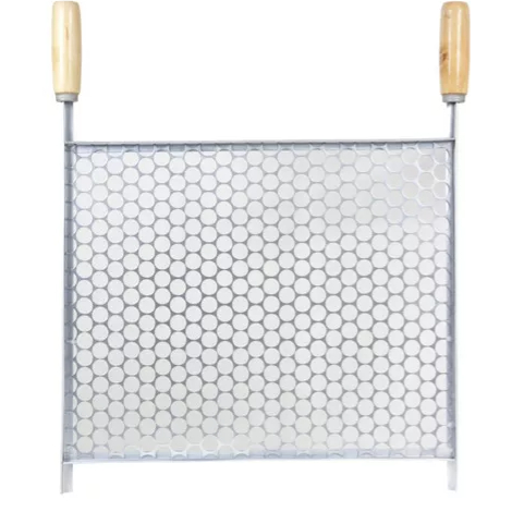 Grelha para Churrasco Em Tela Moeda MDL 48x40cm