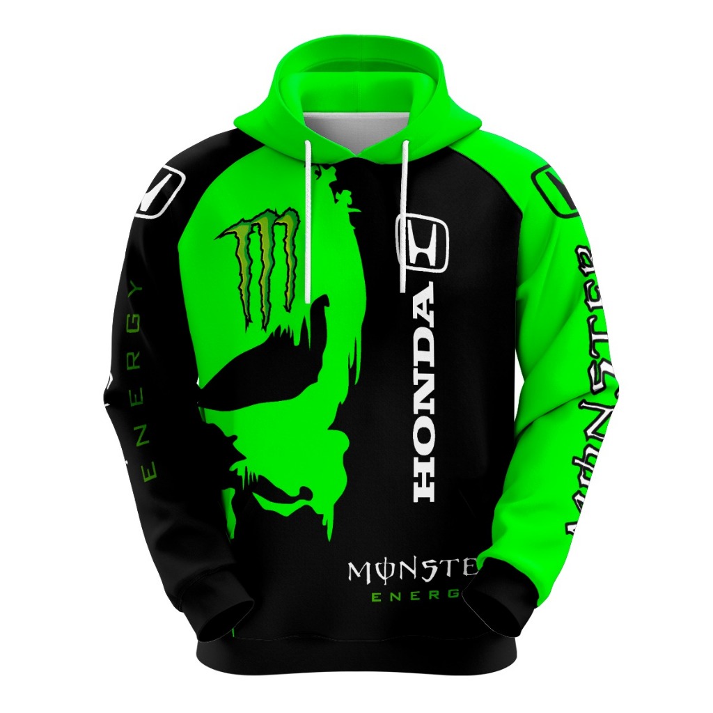 Moletom Masculino Uniforme Monster Skull Moto Gp