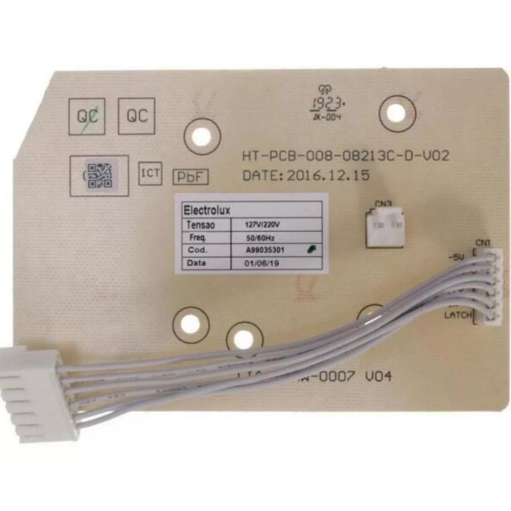 Placa Interface Lavadora Lac16 Electrolux A99035301