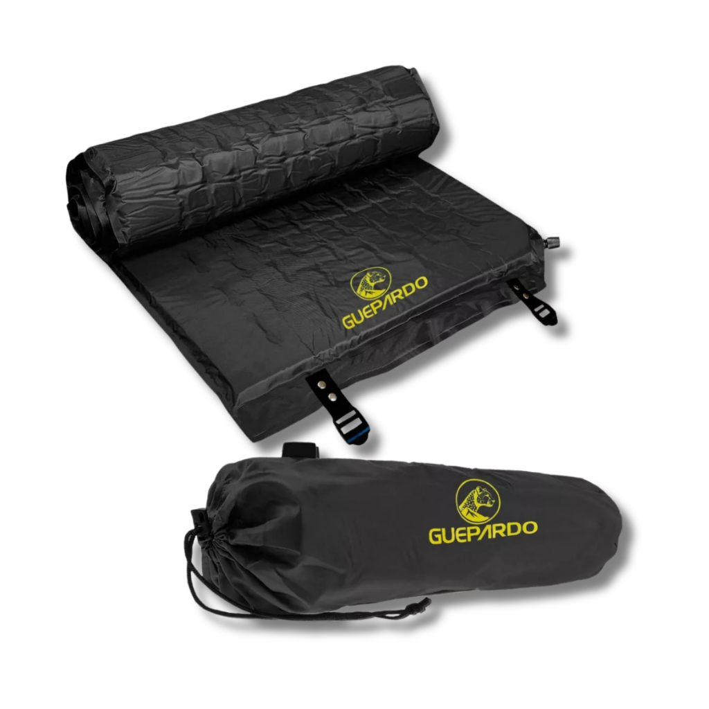 Colchonete Auto-inflável Preto Isolante Térmico 183 x 60 x 3cm Guepardo em Oferta na Shopee