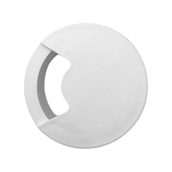 Passa Fio Cabo Mesa Computador O 46mm Branco