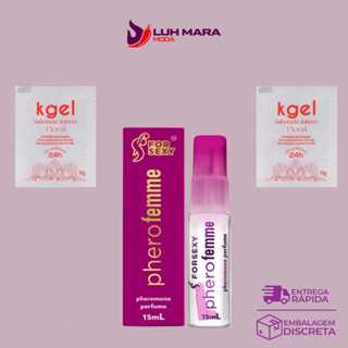 Kit Perfumes feromonio Pherofemme  feminino - + 2 sache sabonete liquido em Oferta na Shopee