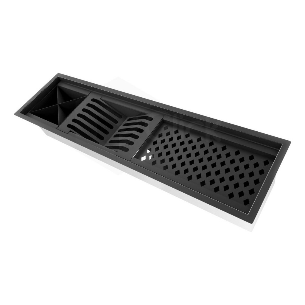 Calha 775 Canal Organizador Cozinha Escorredor Inox Úmida  módulos