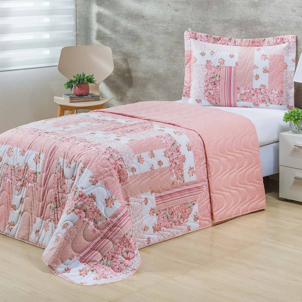 Kit Colcha Cobre Leito Colori Solteiro Dupla Face 2 Peças Hipercal 200 Fios Envio Imediato em Oferta na Shopee