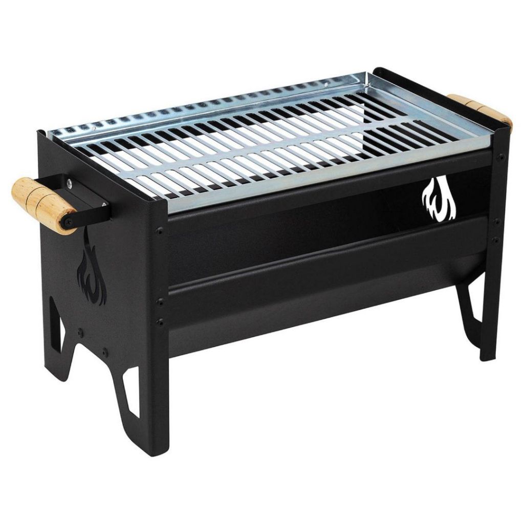 Churrasqueira Galvanizada Pintada Carvão Pequena Com Grelha  Aço Mini Campeira Movel Apartamento + ENVIO RÁPIDO E SEGURO em Oferta na Shopee