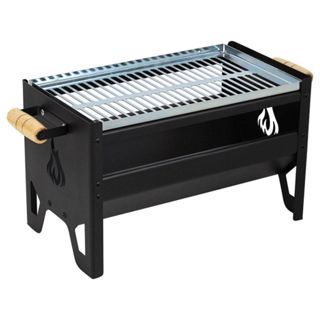 Churrasqueira Galvanizada Pintada Carvão Pequena Com Grelha  Aço Mini Campeira Movel Apartamento + ENVIO RÁPIDO E SEGURO em Oferta na Shopee