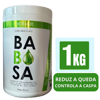 Máscara De Hidratação Nutrição Capilar 2 Em 1 Creme Extrato de Babosa Hidralize Pote de 1Kg