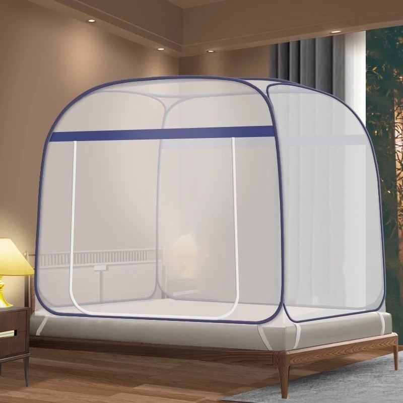 Mosquiteiro Tela Protetora Mosquito Pernilongo e Insetos Rede Tenda Para Cama 1.5Mx2M