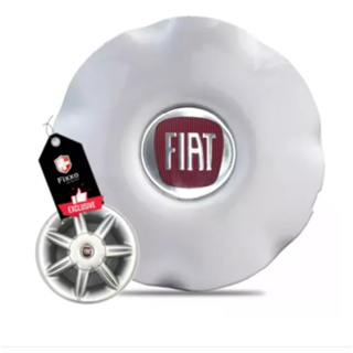 4 Center Cap Calota De Roda Fiat Brava Aro 14 Fiat Vermelho em Oferta na Shopee