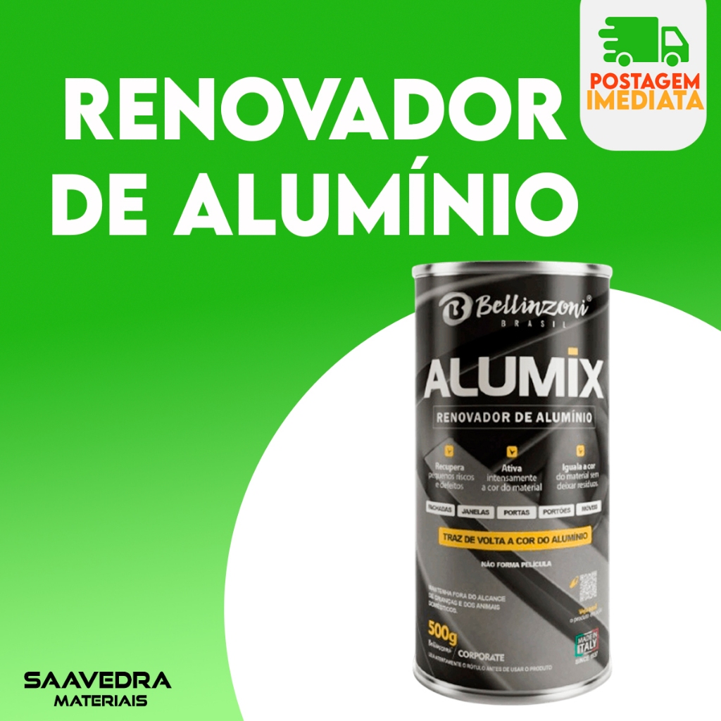 Renovador De Alumínio Alumix Cores 500g - Bellinzoni BLACK & CORE