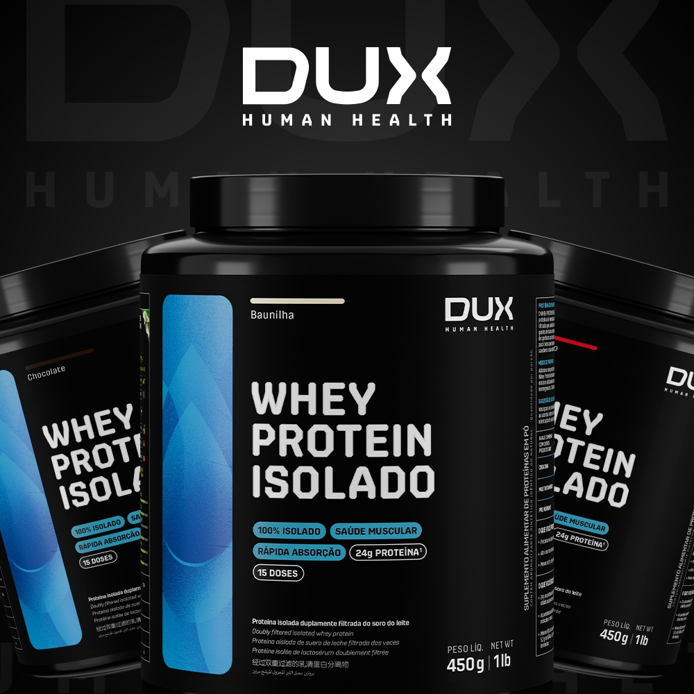 Whey Protein Isolado Dux Todos os Sabores em Oferta na Shopee