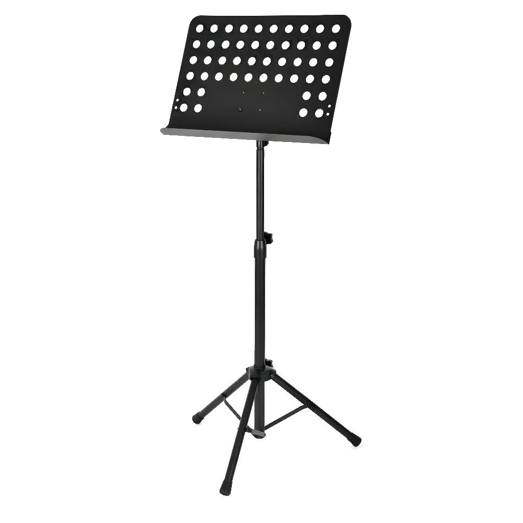 Estante de Partitura Maestro Tripé Metal MXT Ajustável 50-120cm Tampo 48,5x34,5cm Articulada para Músicos e Estudos