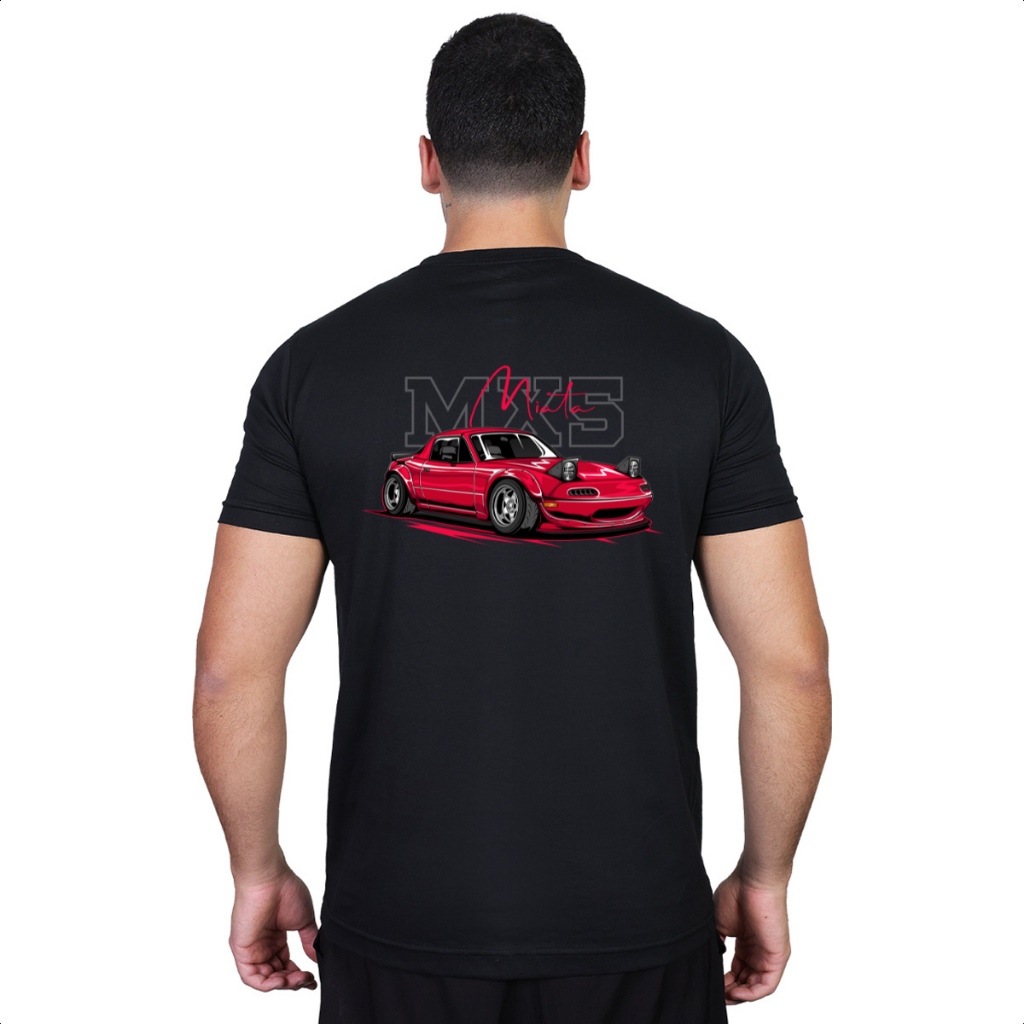 Camiseta MX5 Mazda Car JDM Carro Miata Lançamento Masculino