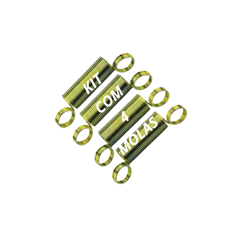 Kit 04 Molas de Suspensão para Máquina de Lavar Electrolux