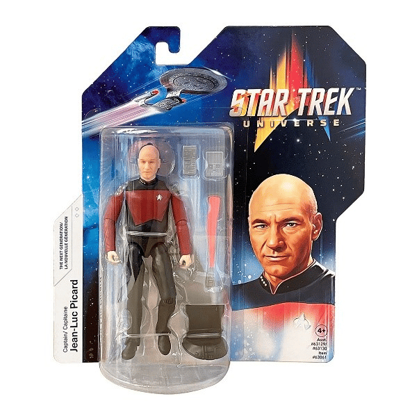 Boneco Jean-Luc Star Trek Jornada nas Estrelas 12cm Sunny
