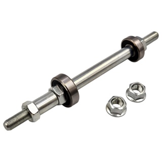 Eixo Traseiro Com Rolamento 3/8x185mm Bicicleta Bike Porca em Oferta na Shopee