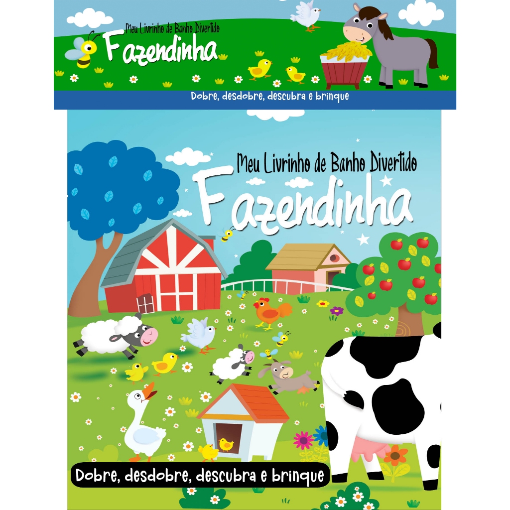 Meu Livrinho de Banho Divertido  - Fazendinha em Oferta na Shopee