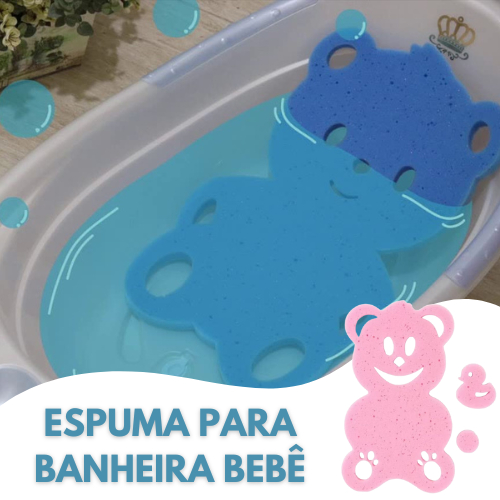 ALMOFADA ESPUMA PARA BANHEIRA DE BEBÊ em Oferta na Shopee