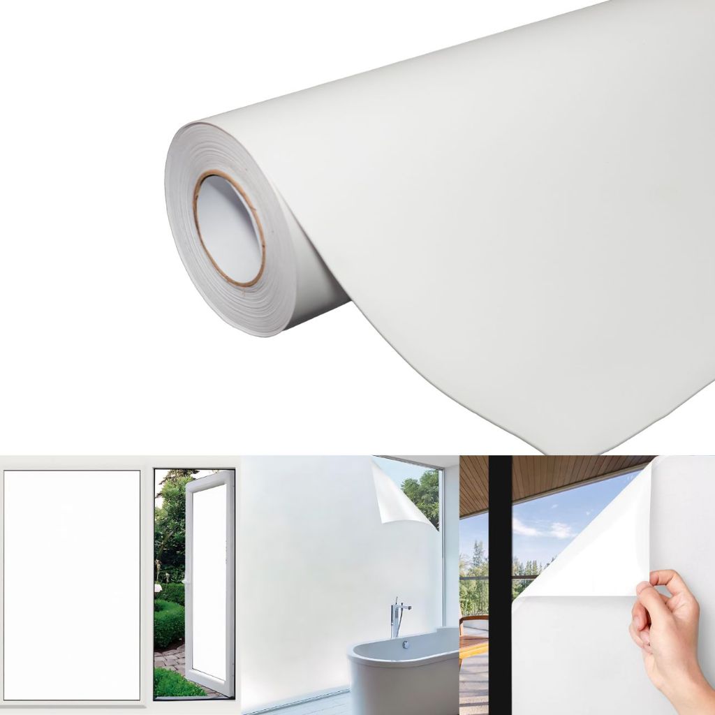 Película Adesiva Branco Blackout Para Envelopamento de Janela e Porta Rolo