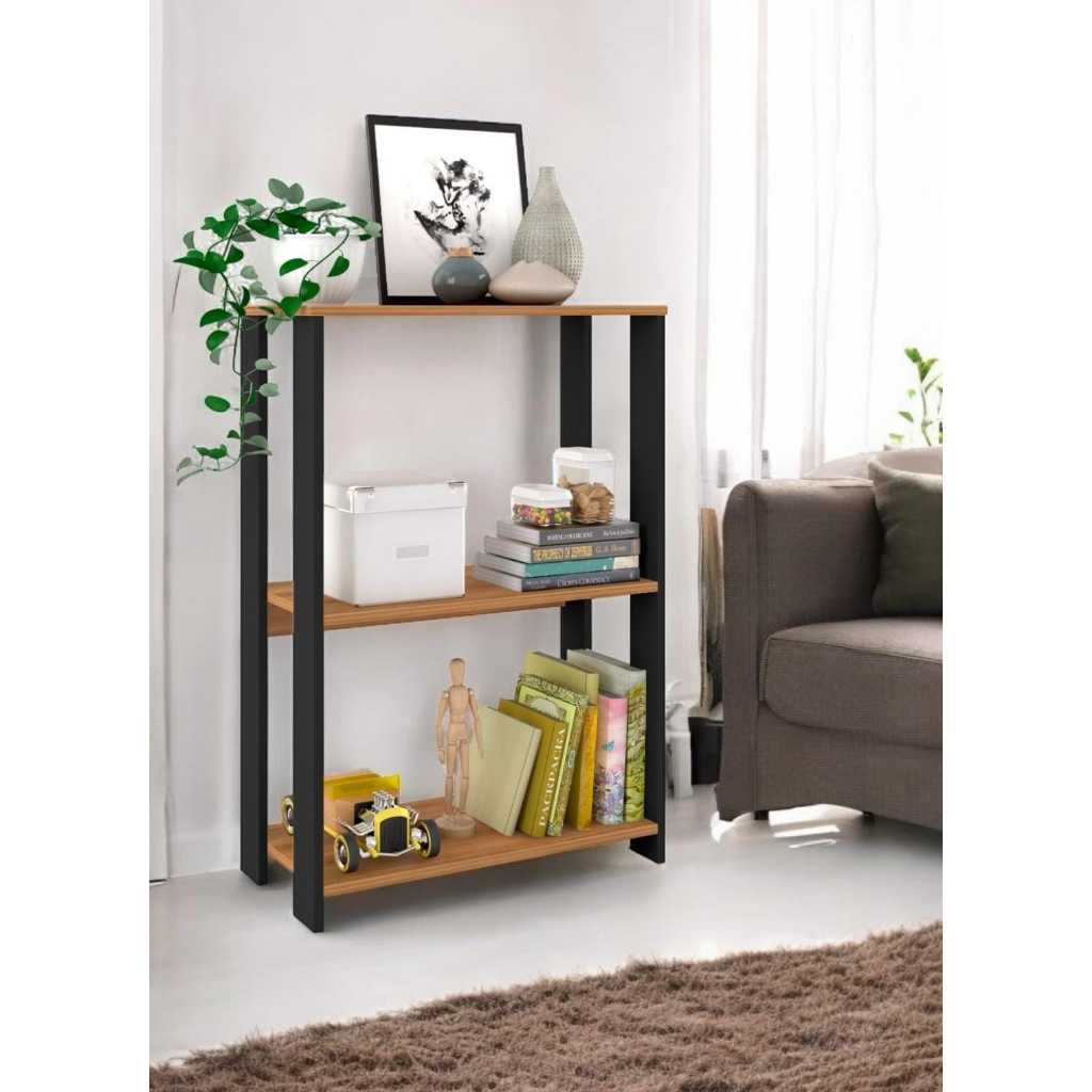 Estante Pequena Sapateira Livreiro Estilo Industrial Prateleira Aparador Buffet sala Cozin...