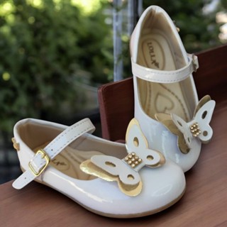 Sapatilha Infantil Menina Confortável Enfeite Borboleta Verniz Feminina 20 ao 34 em Oferta na Shopee