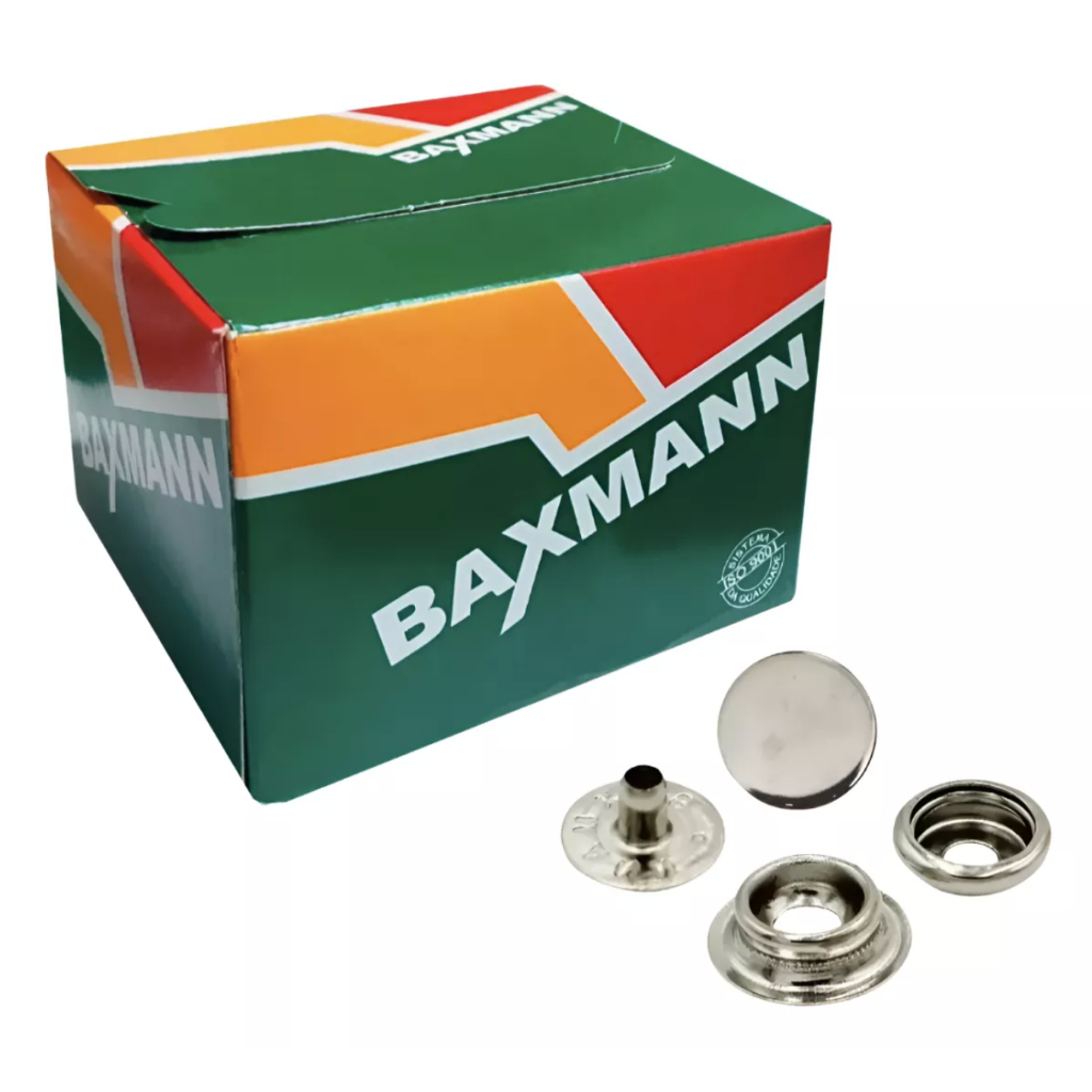 Botão Pressão /80 Baxmann C/ 200 conjuntos em Oferta na Shopee