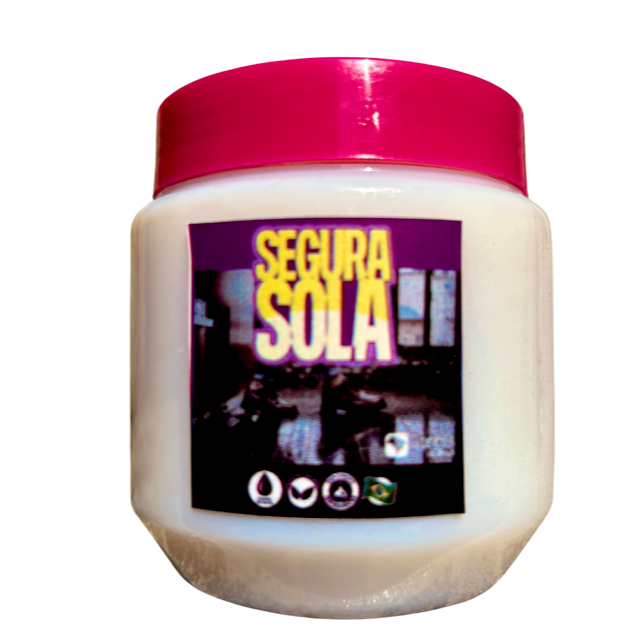 ANTIDERRAPANTE PARA CALÇADOS, TÊNIS, SANDÁLIAS,CHINELOS , SEGURA SOLA® POTE COM 250 GRS.