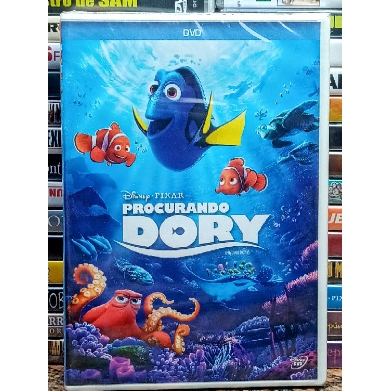 DVD Procurando Dory - Edição ORIGINAL - Animação Infantil / Aventura / Inclusão - Novo Lacrado