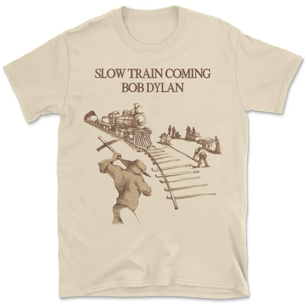 Camiseta Vintage Unissex Bob Dylan Slow Train Coming A375