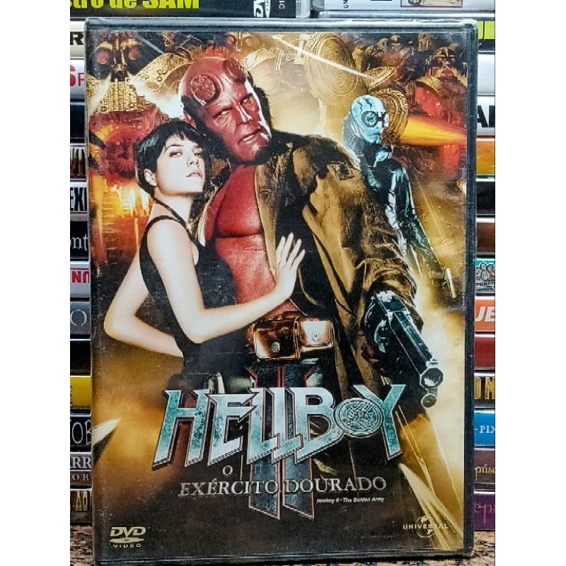 DVD Hellboy - O Exército Dourado - Edição ORIGINAL - Guillermo del Toro - Ação Terror - Novo Lacrado
