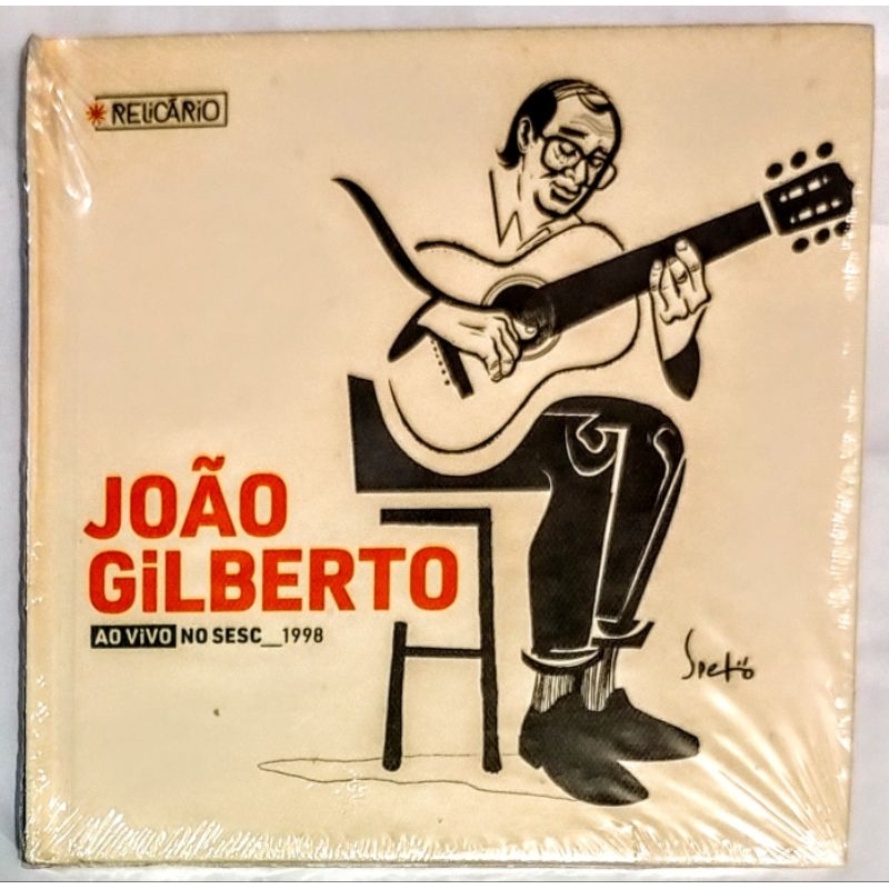 CD Duplo + Livreto 96 Páginas - João Gilberto: Relicário - Ao Vivo No Sesc 1998 (2023)