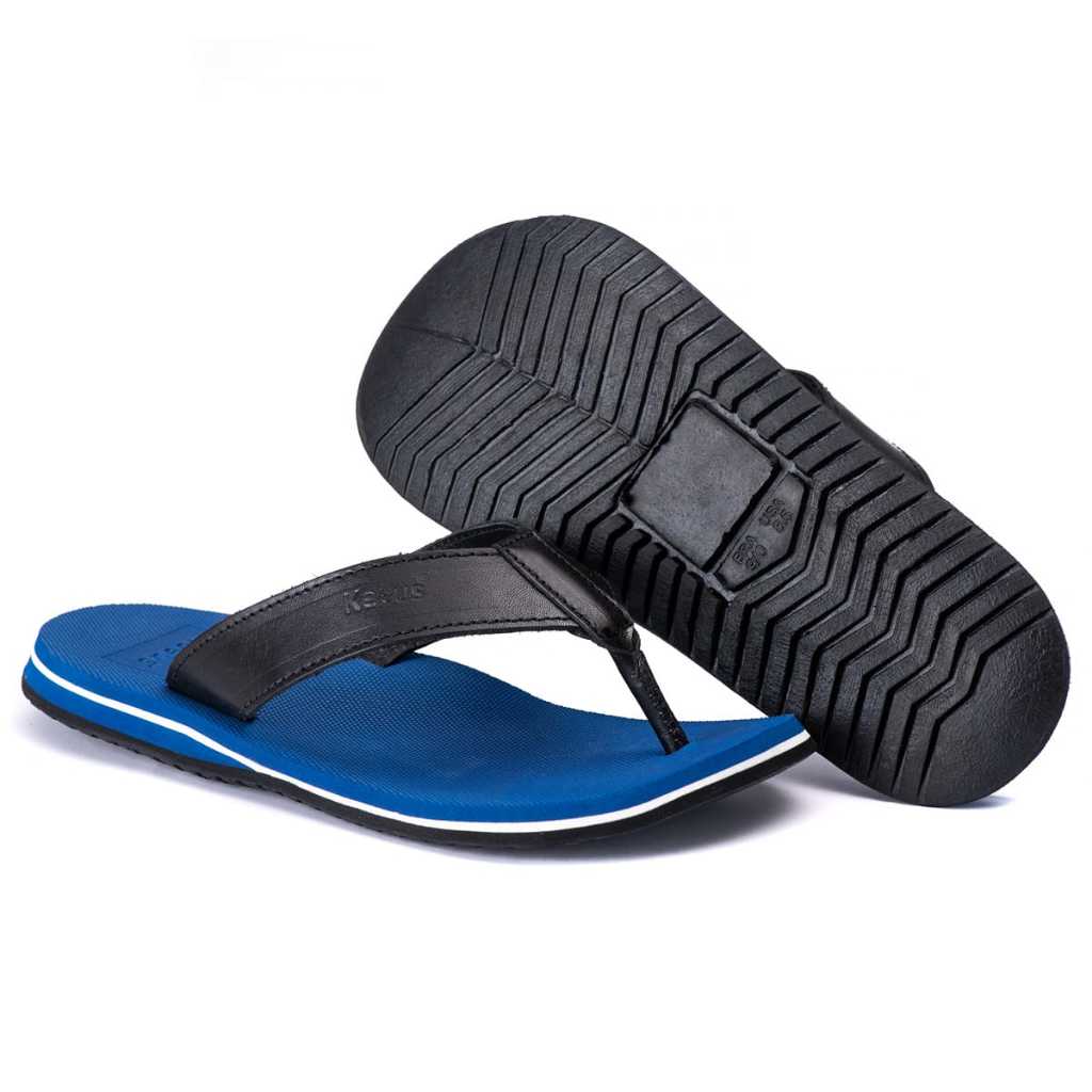 Chinelo Masculino Sandália de dedo Tiras em couro Legítimo Conforto e Qualidade modelo Malibú