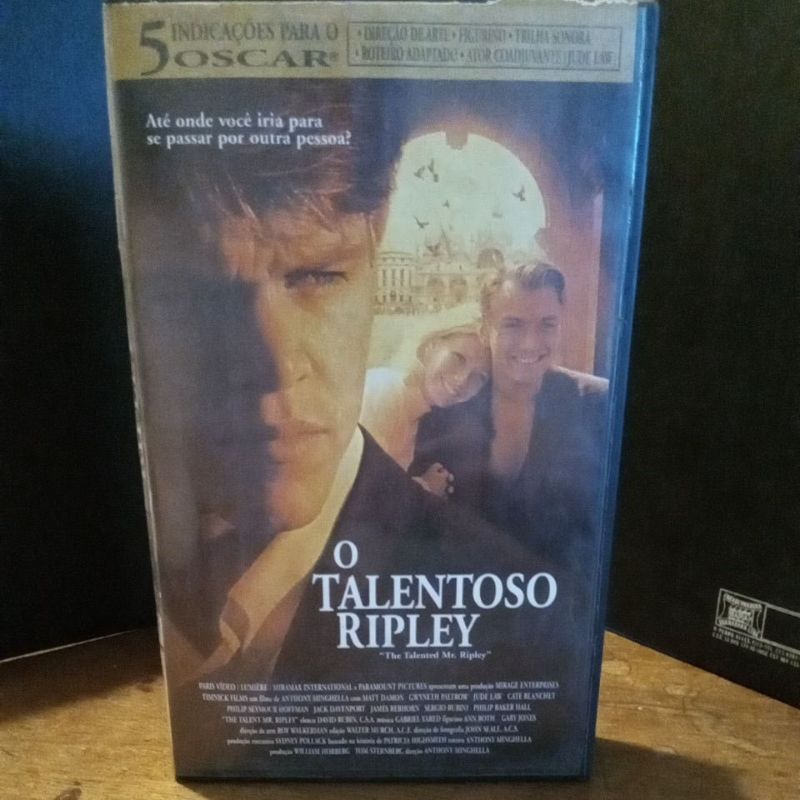 O Talentoso Ripley - Filme VHS (Dublado) E9