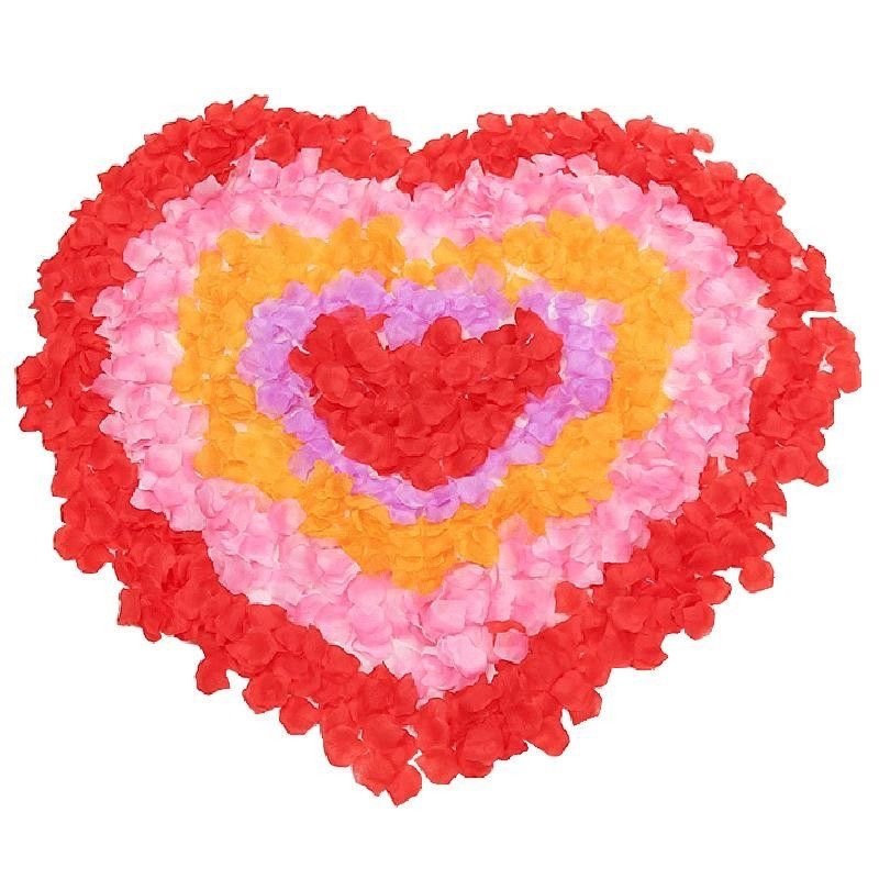 100 Pétala De Rosa Artificial Casamento Namorado Decoração em Oferta na Shopee