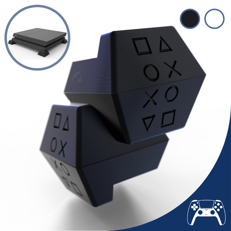 Suporte Universal compatível com a linha Playstation Pezinho PS2 PS3 PS4