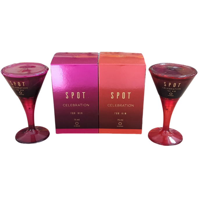 Kit Spot Celebration For Him Deo Colônia 75ml + Spot Celebration For Her Deo Colônia 75ml