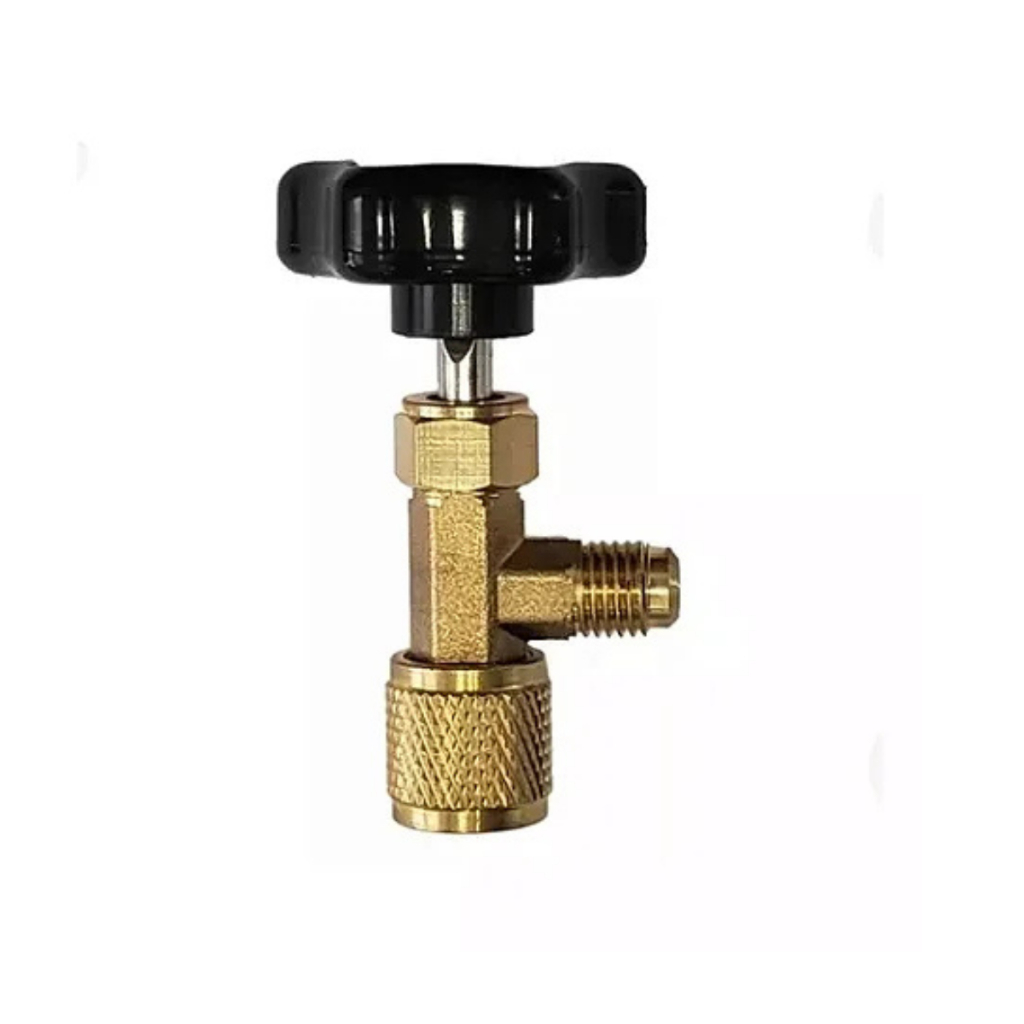 Válvula Acionadora P/ Garrafa Gases R22 R134a R401a R600 em Oferta na Shopee