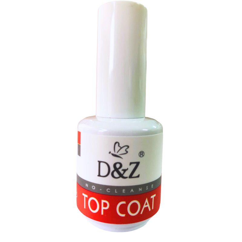 Top Coat  D&Z Selante em Gel Led Uv 15 ml Secagem em Cabine DeZ Bella Rosa